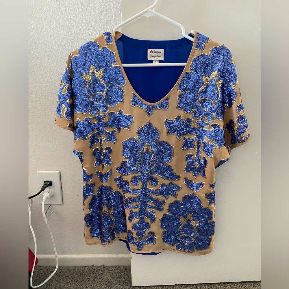 One of a kind sequin blouse
